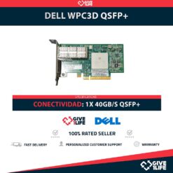 DELL WPC3D QSFP+ 1 PUERTO 40GB/S PCI-E Perfil Corto