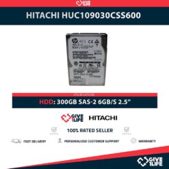 HITACHI HUC109030CSS600 300GB HDD 2.5" SAS-2 6GB/S 10K 64MB