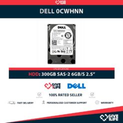 DELL 0CWHNN 300GB HDD 2.5" SAS-2 6GB/S 10K 64MB