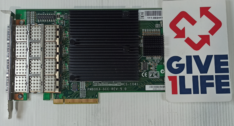 NETAPP CONTROLADOR PMC-SIERRA PM8003 v5 SAS 4 PUERTOS QSFP 3/6GB - 111-00341+F2 - Imagen 3