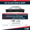 Servidor Rack HP DL560 Gen10 8SFF 4x GOLD 6138 + 64GB DDR4 + P408i-a SR 2GB Caché + 534FLR + 2 PSU