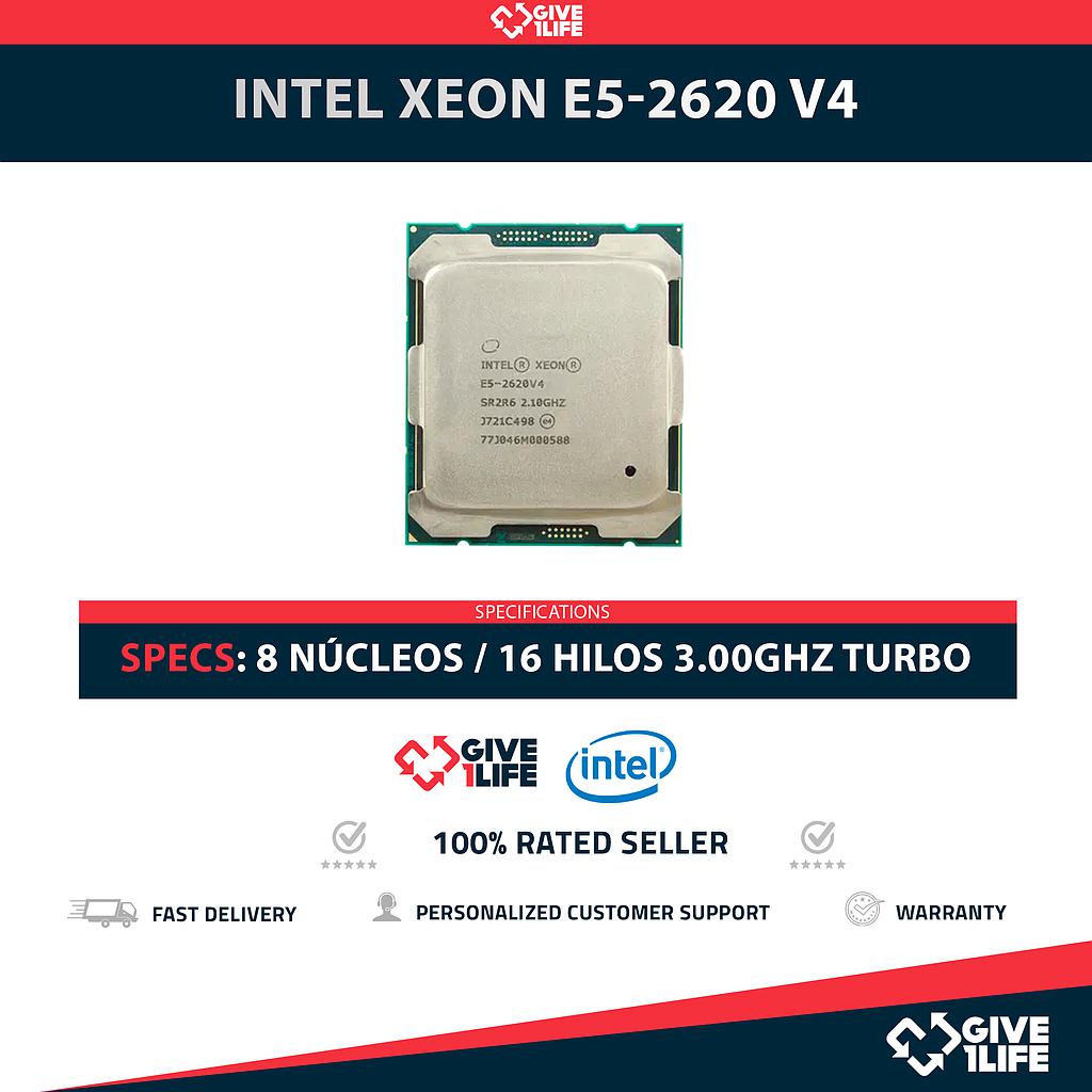 Intel Xeon E5-2620 V4 (8 Núcleos/ 16 Hilos) @3.00GHz Turbo Speed