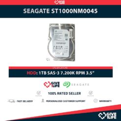 SEAGATE ST1000NM0045 1TB HDD 3.5" SAS-3 12GB/S 7.200K RPM 128MB CACHE