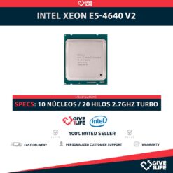 Intel Xeon E5-4640 V2 10 Núcleos 20 Hilos 2.70GHz Turbo Speed