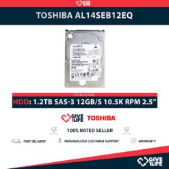 TOSHIBA AL14SEB12EQ 1.2TB HDD 2.5" SAS-3 12GB/S 10.5K 128MB