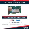 DELL 0HY9T QLogic QL41164 4x 10GB/s SFP+ TARJETA DE RED PERFIL LARGO