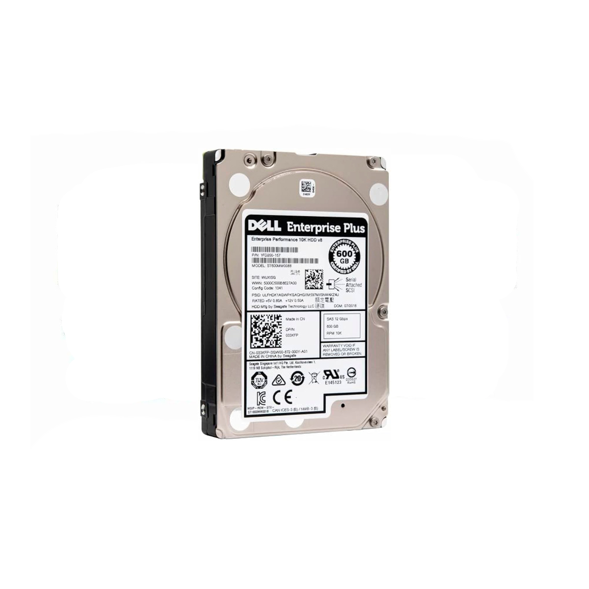 DELL ENTERPRISE PLUS 033KFP 600GB HDD SAS 2.5" SAS-3 12GB/S 10K 128MB - Imagen 2