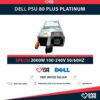 DELL 2000W 80 PLUS FUENTE DE ALIMENTACION PARA SERIE 40