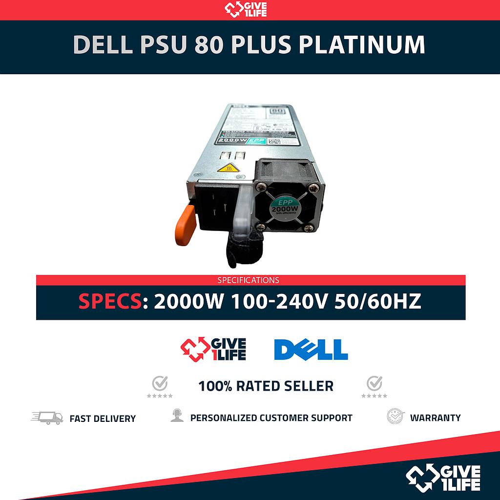 DELL 2000W 80 PLUS FUENTE DE ALIMENTACION PARA SERIE 40