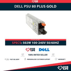 DELL 502W 80 PLUS FUENTE DE ALIMENTACION PARA R610, NX3600, NX3610