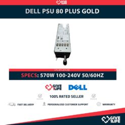 DELL 570W 80 PLUS FUENTE DE ALIMENTACION PARA R710, T610