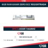 8GB RAM 8500R DDR3 ECC REGISTRADA - ESPECIAL PARA SERVIDORES