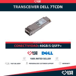 DELL 7TCDN QSFP+ 40GB/S TRANSCEIVER 850NM
