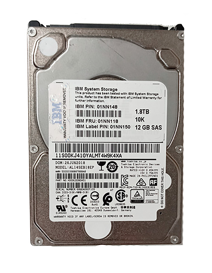 TOSHIBA AL14SEB18EP 1.8TB HDD 2.5" SAS-3 12GB/S 10K 128MB 4KN - Imagen 2