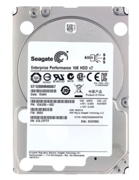 SEAGATE ST1200MM0007 1.2TB HDD 2.5" SAS-2 6GB/S 10K 64MB - Imagen 2