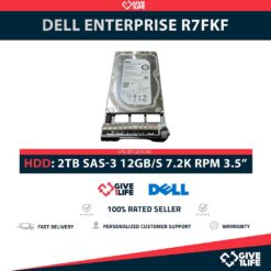 DELL ENTERPRISE R7FKF ST2000NM0005 2TB HDD 3.5" SAS-3 12GB/S 7.2K RPM 128MB CACHÉ + CADDY F238F