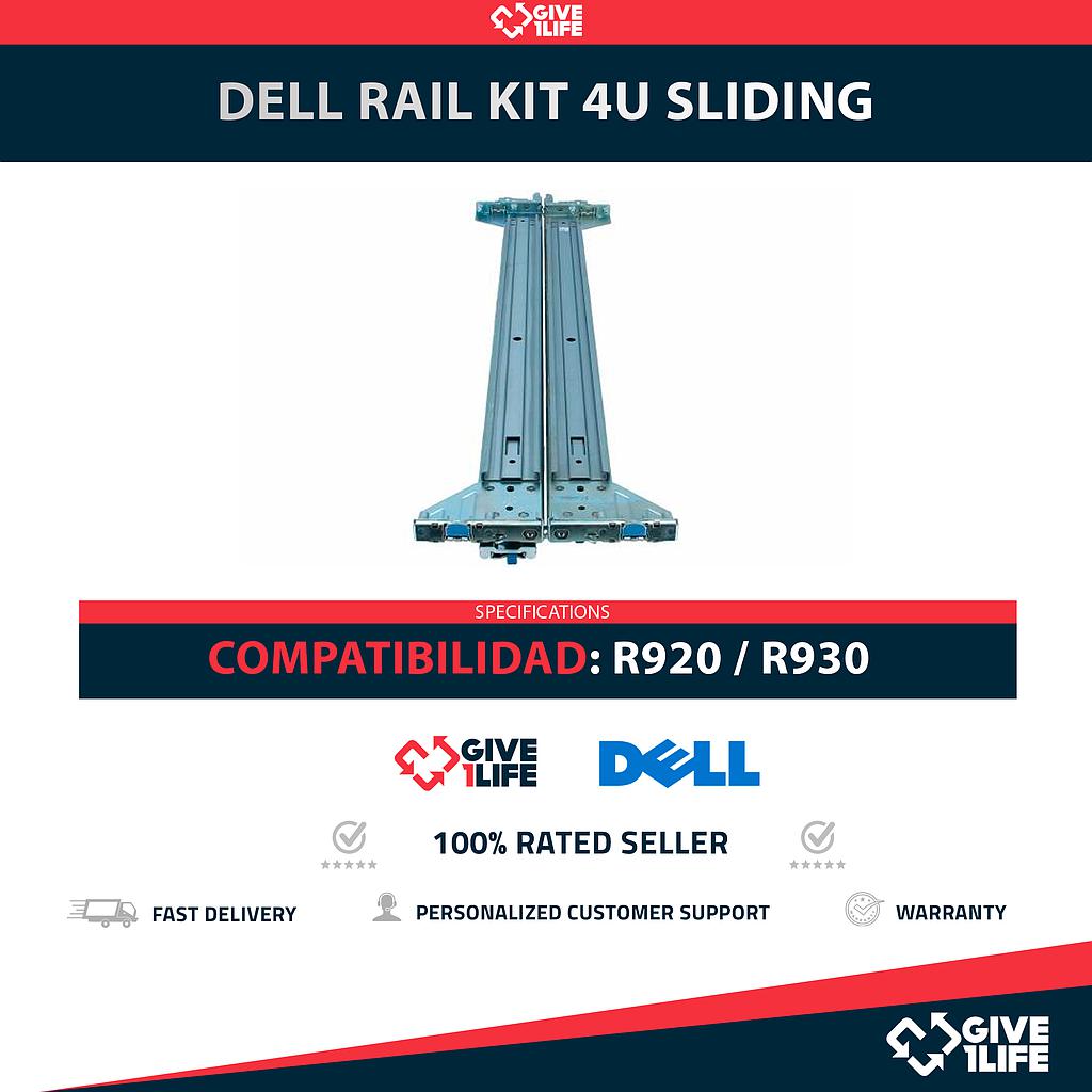DELL POWEREDGE KIT B8 RAIL R920 / R930 4U SLIDING PN: 0DY3K2 / 0M7R4J