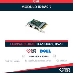 MÓDULO IDRAC 7 SLOT DEDICADO R320 R420 R520 T320 T420 PN: 02827M y 0WD6D2