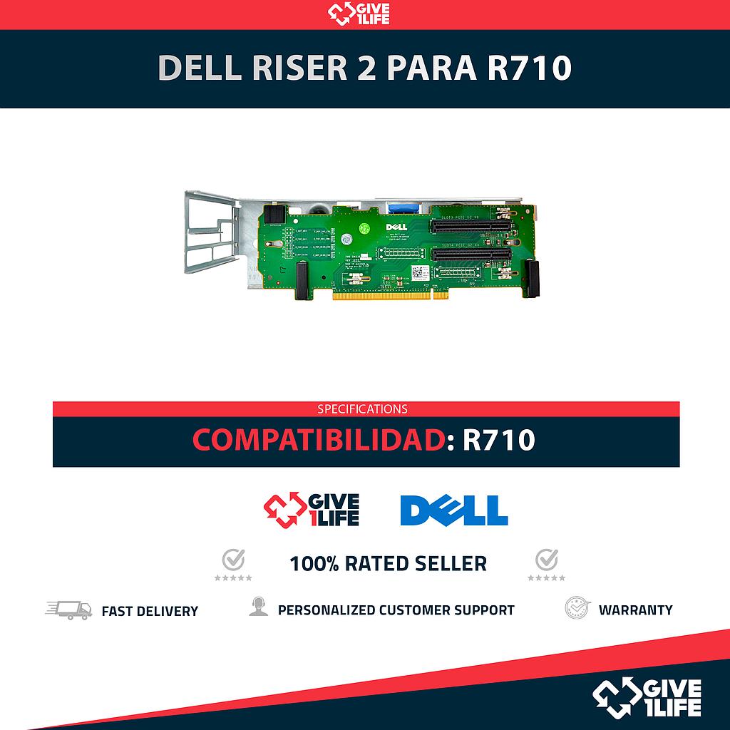 DELL RISER 2 PARA R710 PN:0MX843