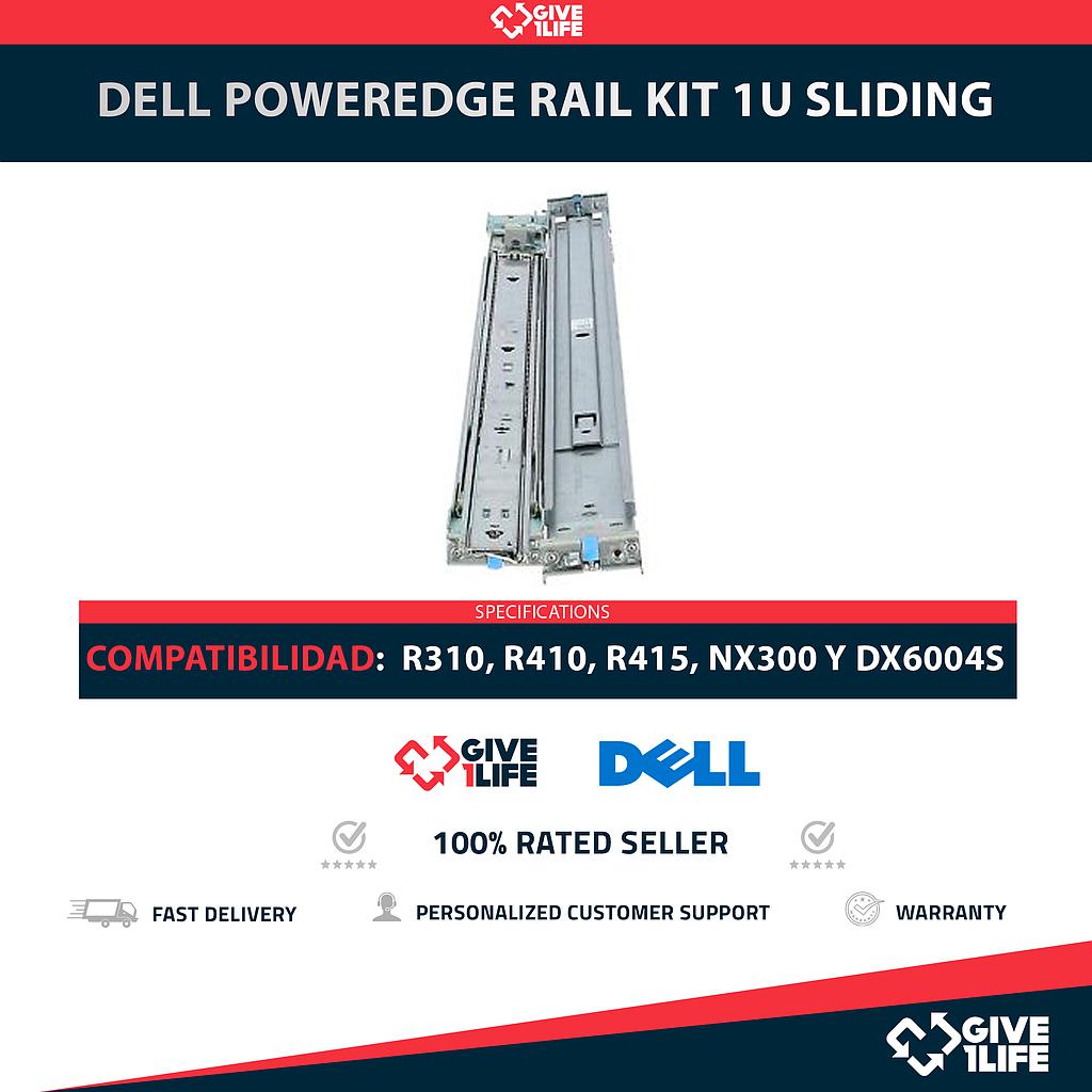DELL POWEREDGE RAIL KIT 1U SLIDING R310, R410, R415, NX300 y DX6004S PN: YT0VD