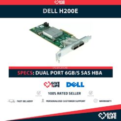 DELL 12DNW PERC H200E DUAL PORT 6GB/S SAS HBA PCIE PERFIL BAJO