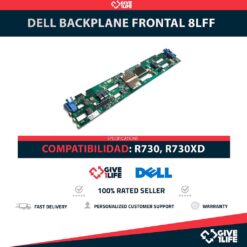 DELL 0DMC25 Backplane Frontal 8LFF 8 Bahías de 3.5" para R730, R730xd
