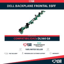 HP 664930-001 Backplane Frontal 5SFF 5 Bahías de 2.5" para DL560 G8