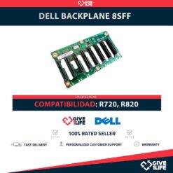 DELL 022FYP Backplane Frontal 8SFF 8 Bahías de 2.5" para R720 y R820