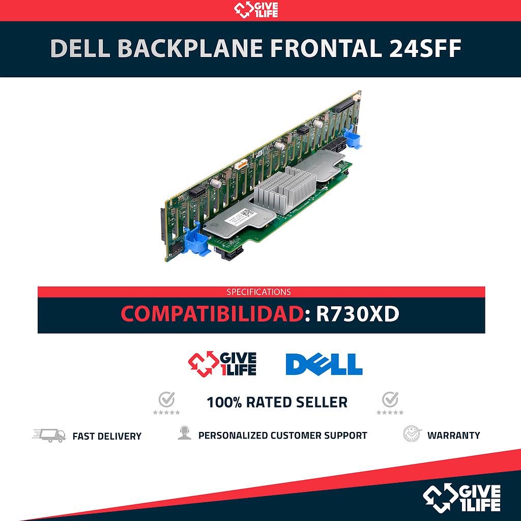 DELL 0PGP6R Backplane Frontal 24SFF 24 Bahías de 2.5" para R730XD CABLEADO INCLUIDO