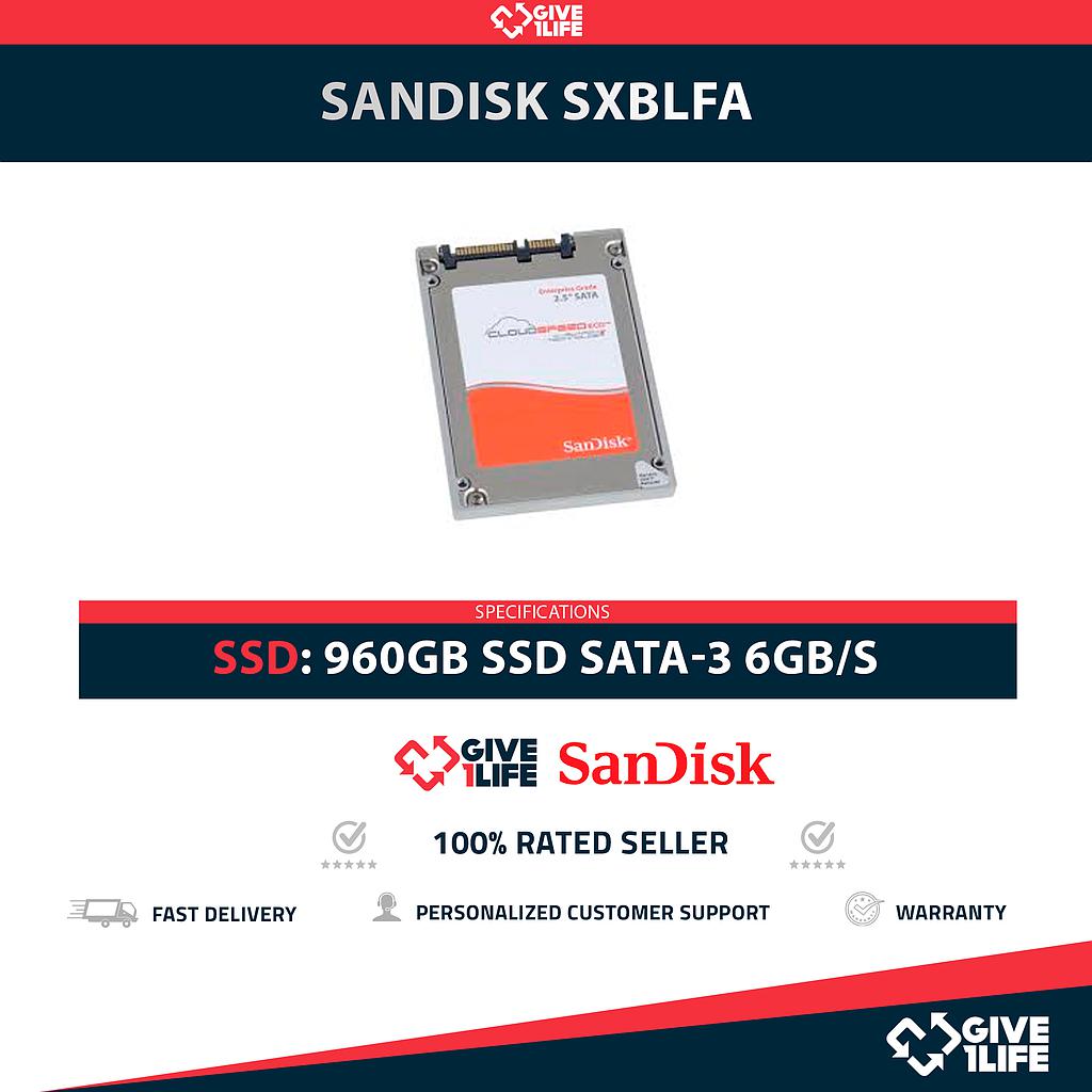 SANDISK SXBLFA SSD 960GB SATA 6GB/s