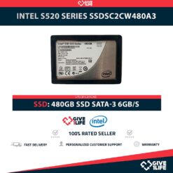 INTEL S520 SERIES SSDSC2CW480A3 480GB SSD SATA-3 6GB/S 2.5"