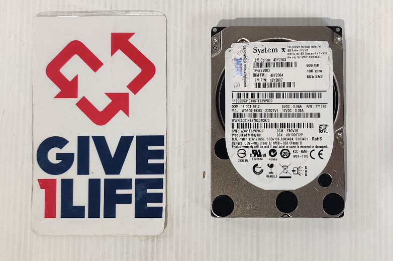 WESTERN DIGITAL WD6001BKHG 600GB HDD 2.5 SAS-2 6GB/S 10K CACHE 128 - SERVIDORES - Imagen 3