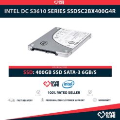 INTEL DC S3610 SERIES SSDSC2BX400G4R 400GB SSD SATA-3 6GB/S 2.5"