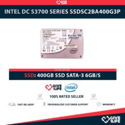 INTEL DC S3700 SERIES SSDSC2BA400G3P 400GB SSD SATA-3 6GB/S 2.5"