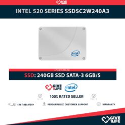 INTEL 520 SERIES SSDSC2W240A3 SSD 240GB 2.5″ SATA 6GB/S
