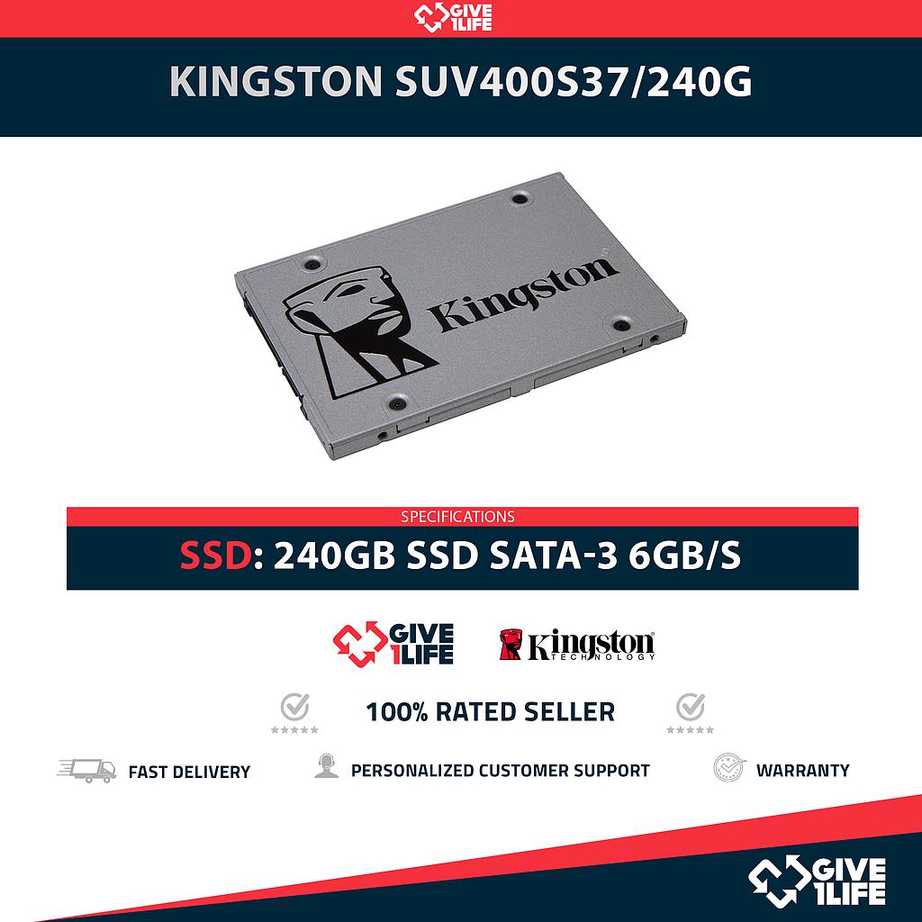 KINGSTON SUV400S37/240G SSD 240GB 2.5″ SATA 6GB/S