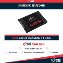 SANDISK SDSSDHII SSD 240GB 2.5" SATA 6GB/S