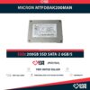 MICRON MTFDBAK200MAN SSD 200GB 2.5" SATA 3GB/S