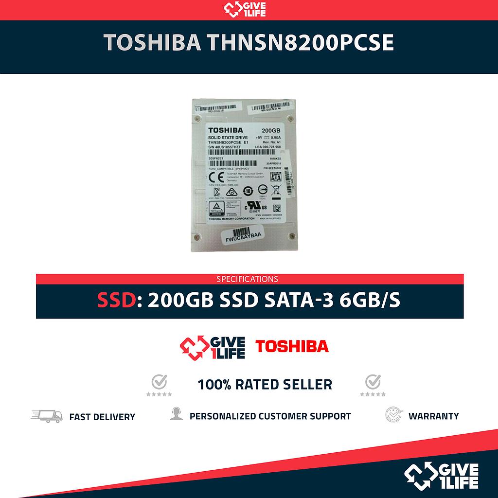 TOSHIBA THNSN8200PCSE SSD 200GB 2.5" SATA 6GB/S