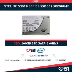INTEL DC S3610 SERIES SSDSC2BX200G4P SSD 200GB 2.5" SATA 6GB/S