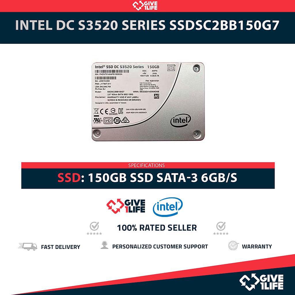 INTEL DC S3520 SERIES SSDSC2BB150G7 SSD 150GB 2.5" SATA 6GB/S