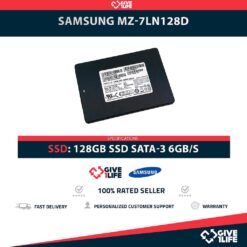 SAMSUNG MZ-7LN128D SSD 128GB 2.5" SATA 6GB/S