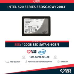 INTEL 520 SERIES SSDSC2CW120A3 SSD 120GB 2.5″ SATA 6GB/S