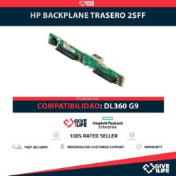 HP Backplane Trasero 2SFF 2 Bahías de 2.5" para DL360 G9 PN: 775401-001 / 743456-001