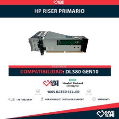 HP RISER PRIMARIO PARA DL380 Gen10 PN: 875058-001 / 869342-001
