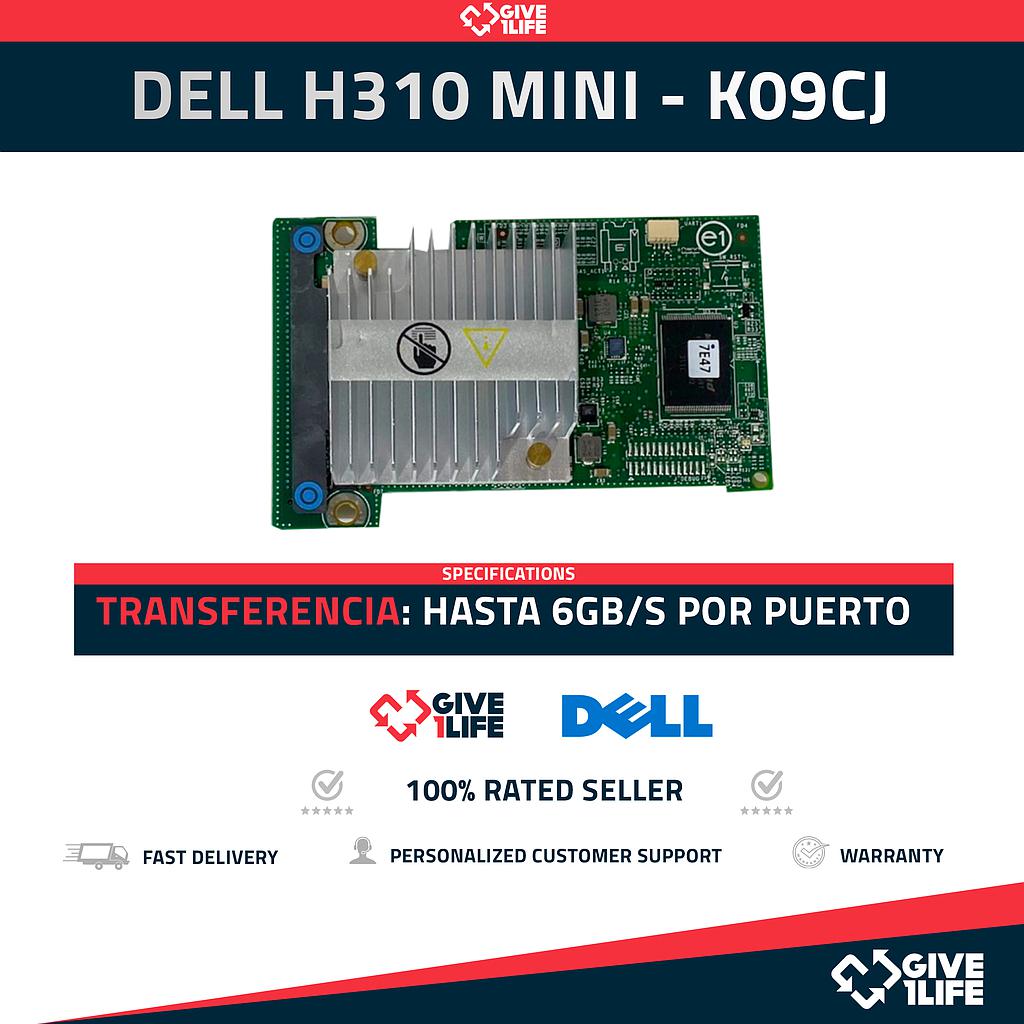 DELL PERC H310 MINI - K09CJ - CONTROLADORA RAID 6GB/S - PARA SERVIDOR RACK DELL