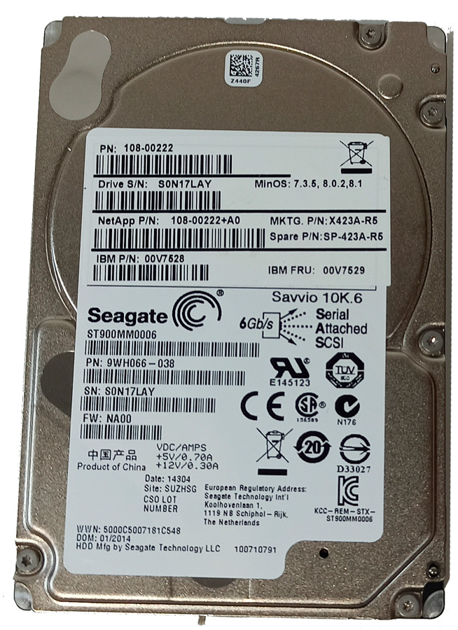SEAGATE ST900MM0006 900GB HDD 2.5" SAS-2 6GB/S 10K - Imagen 9
