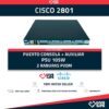 CISCO 2801 ROUT SWITCH 4 SLOTS + 64MB COMPACT FLASH+128MB RAM+PSU