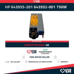 HP FUENTE DE ALIMENTACION 750W GEN8 / G8 PLC B