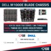 DELL M1000e Blade + 16 x M620 768GB RAM 192CO/384TH + 2X M6220